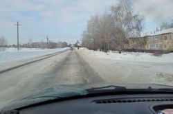 Дороги Аркадака пребывают во льду и без расчищенных тротуаров