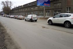 На улице Рабочей снова образовалась просадка