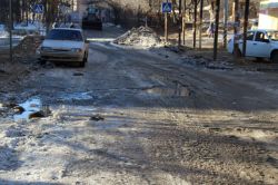 Дорогу к детской больнице и поликлинике не чистят от льда