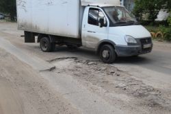 Улица имени генерала Захарова находится в ненормативном состоянии