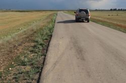 Отремонтированные дороги к балаковским селам начали разрушаться
